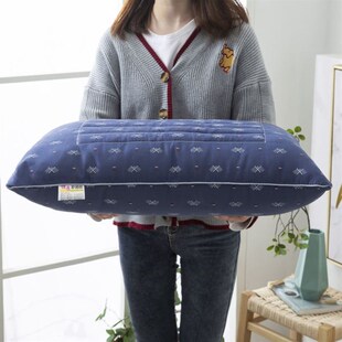 荞麦枕头高枕不塌陷不变形硬枕防打呼噜止鼾枕头偏硬枕.芯高单人