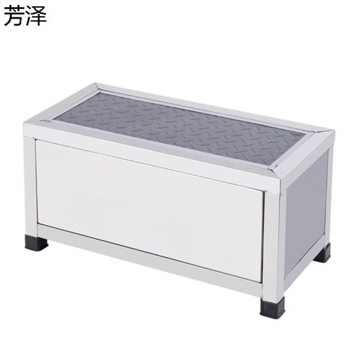 不锈钢台阶凳妇科床脚踏凳u两层凳子仓库登高凳洗车凳双层小楼梯