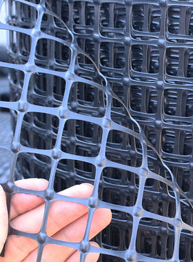 双向土工格栅网养殖网养鸡网w安全防护网隔离围栏网塑料格栅网户