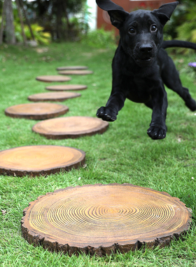 户外庭院草坪垫脚石别墅花t园脚踏石走廊地砖铺路汀步石院子踏步