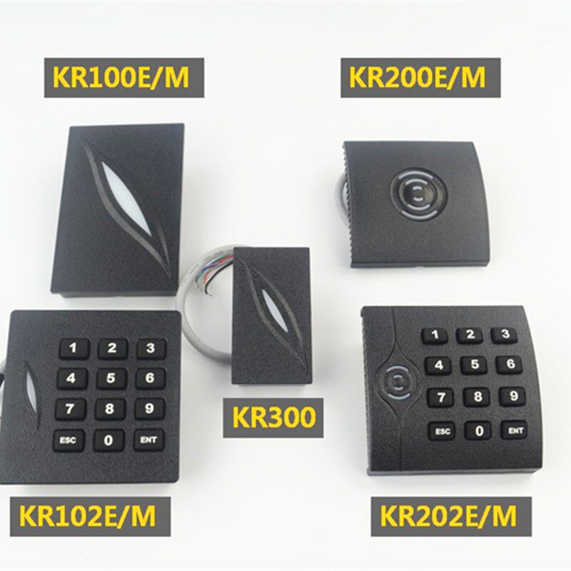 KR202bM中控智慧KR200E门禁读卡器KR100E密码读头KR102M KR300
