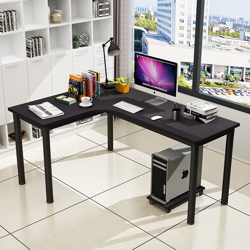 电脑台式桌转角书桌L型s转角书桌小户型家用电脑台式桌拐角写字桌