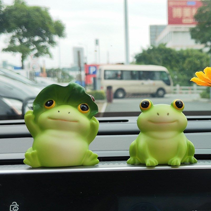 创意可爱青蛙车载k摆件解压治愈汽车内饰品办公室桌面装饰儿童礼,家居饰品,装饰摆件,淘宝优惠券,粉丝福利购,淘宝优惠卷