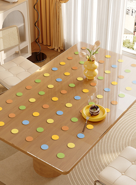 软玻璃pvcc透明桌布餐桌垫免洗防水防油防烫茶几垫桌面保护垫定制