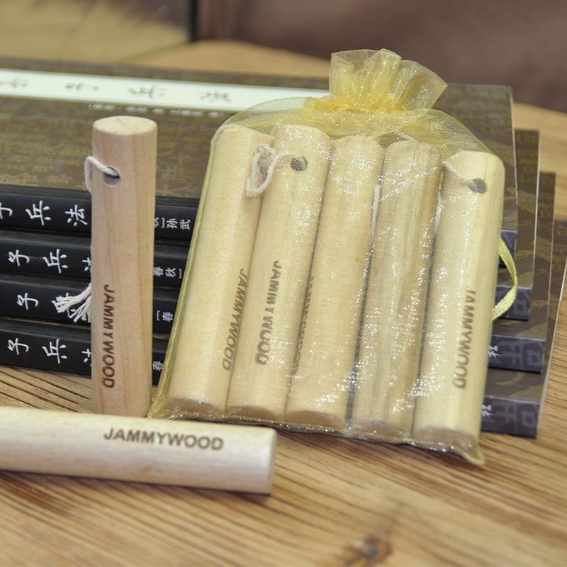 香樟木条圆条芳香去味衣橱用防霉防虫防柱家用激光刻字定制