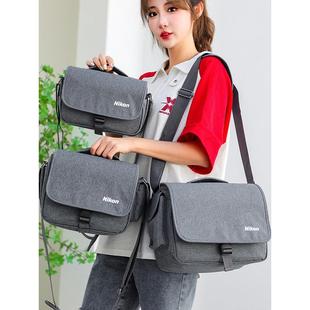 尼康单肩相机包单反d7500d7100d3200d5600d90 z5z50z30微单摄影包