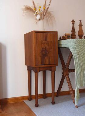 黑不二 |中古覆刻实木边几桌子中古客厅沙发茶台几侘寂风民宿家俱