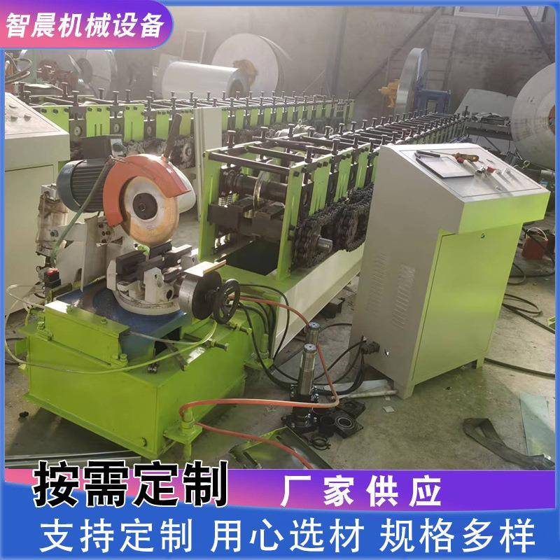 现货供应钢结构吊轨成型机厂家卷帘门吊轨设备移动电梯导轨成型机