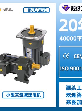 32轴小型齿轮减速机750W-1500W小金刚电机卧立式三相异步减速马达