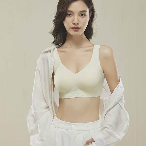 质量版无痕内衣女士一片式美背背心裹胸无钢圈少女生运动睡眠文胸