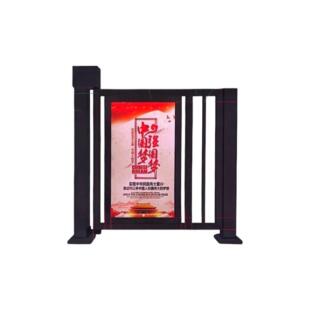 现货电动广告门小区人行通道栏栅门门禁系统人脸识别智能