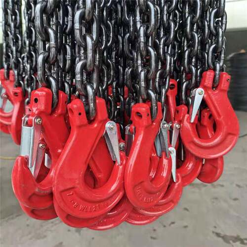 现货不锈钢锰钢链条吊索具两肢三肢四肢吊钩吊环组合成套吊索具