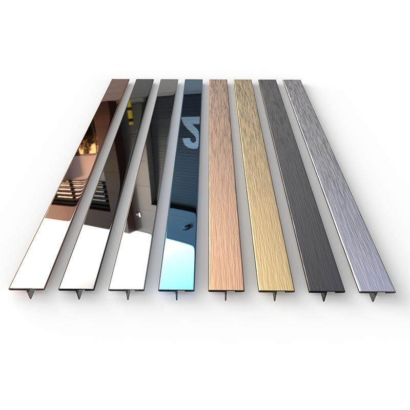 不锈钢304t型装饰收边条吊顶钛金线条背景墙T收口金属,家装主材,踢脚线,淘宝优惠券,粉丝福利购,淘宝优惠卷