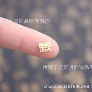 13~24号花好月圆娃娃饰品滴胶金属片古风芭比微缩迷你小花片