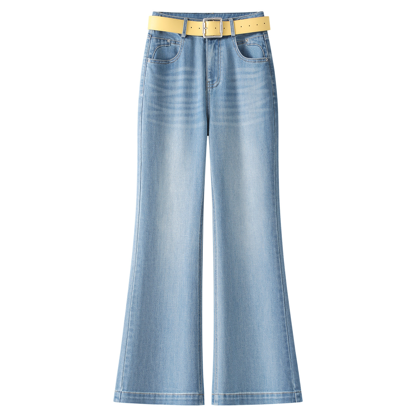 浅色修身微喇牛仔裤女2026新款春秋季高腰显瘦复古喇叭裤马蹄裤子,女装/女士精品,牛仔裤,淘宝优惠券,粉丝福利购,淘宝优惠卷