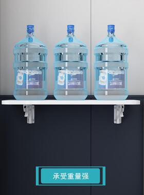 墙上可折叠置物架免打孔一字隔板厨房壁挂式多功能吃饭家用小餐桌