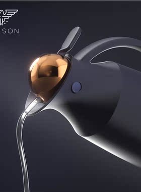 德国Porson 304不锈钢真空保温水壶家用热水瓶保温瓶高端大容量水