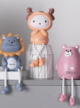 创意宇航员吊脚娃娃小摆件客厅书桌桌面儿童房太空人男生系列礼物