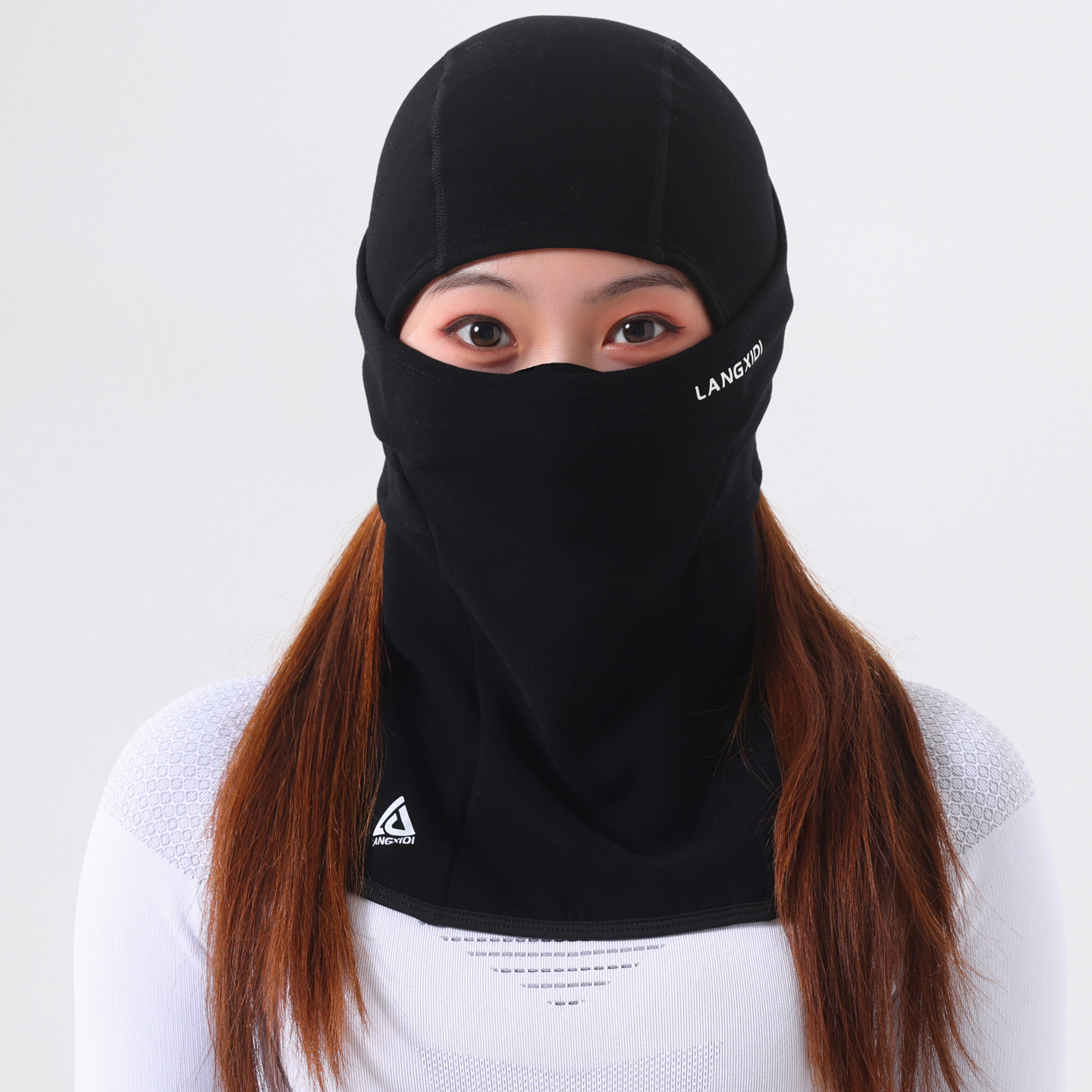 UVELOP冬季户外滑雪头套羊毛护脸