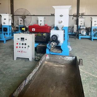 宠物饲料膨化设备 多功能水产养殖鱼饲料颗粒机 宠粮猫狗粮机