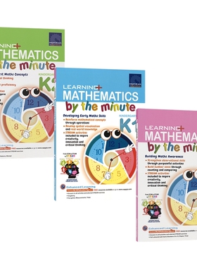 SAP Learning Mathematics by the minute N-K2 新加坡数学思维启蒙版幼儿园英文版 学习系列练习册 特色STREAM学习法