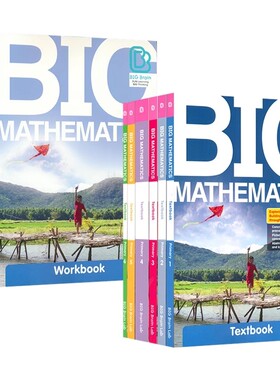 新加坡数学 SAP Big Mathematics Primary 1-6 小学1-6年级 数学教材+练习册 基础提升 CPA教学法 大大数学系列 英文原版进口图书