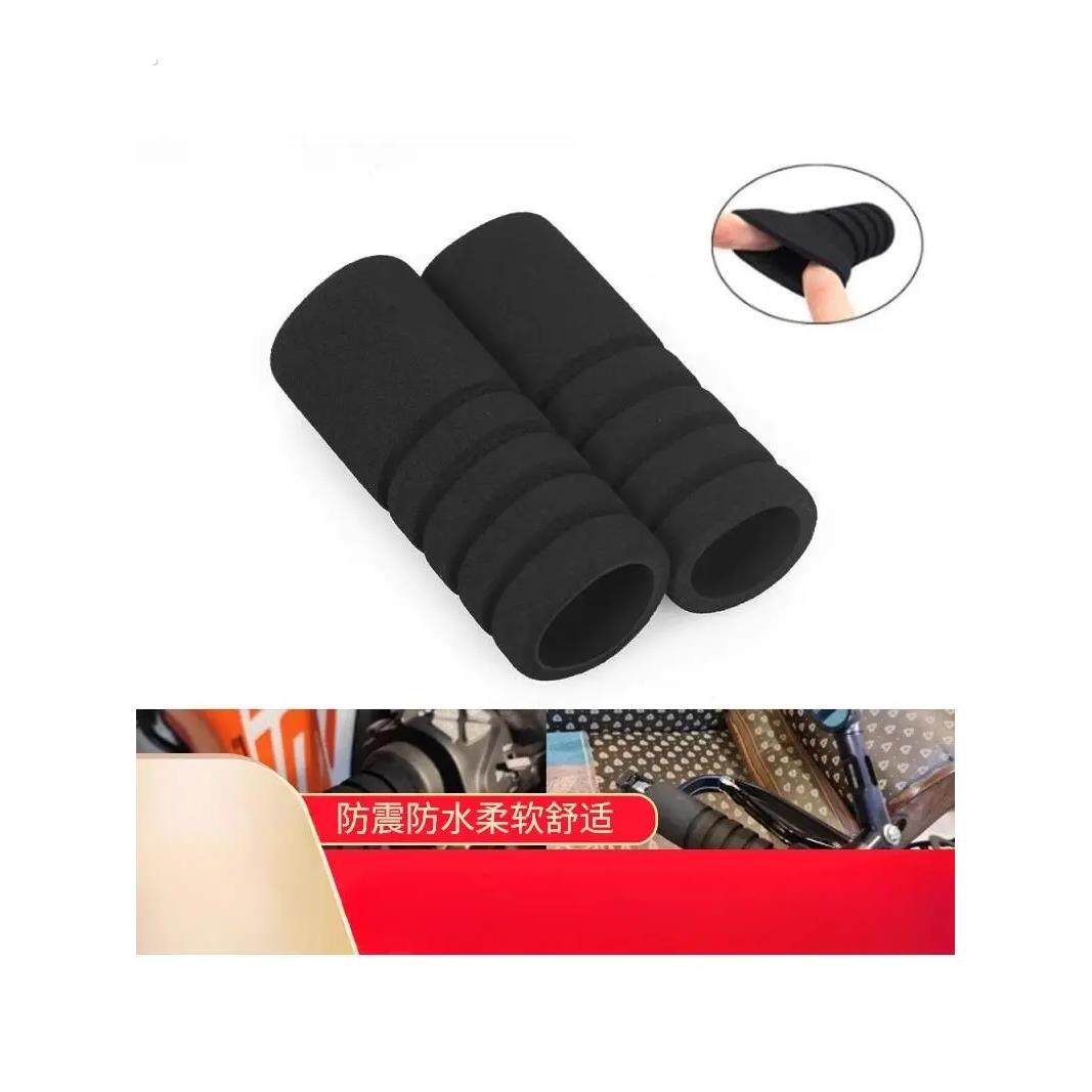 摩托车防震车把盖海绵通用电动汽车配件喇叭刹车盖防滑吸汗防水软