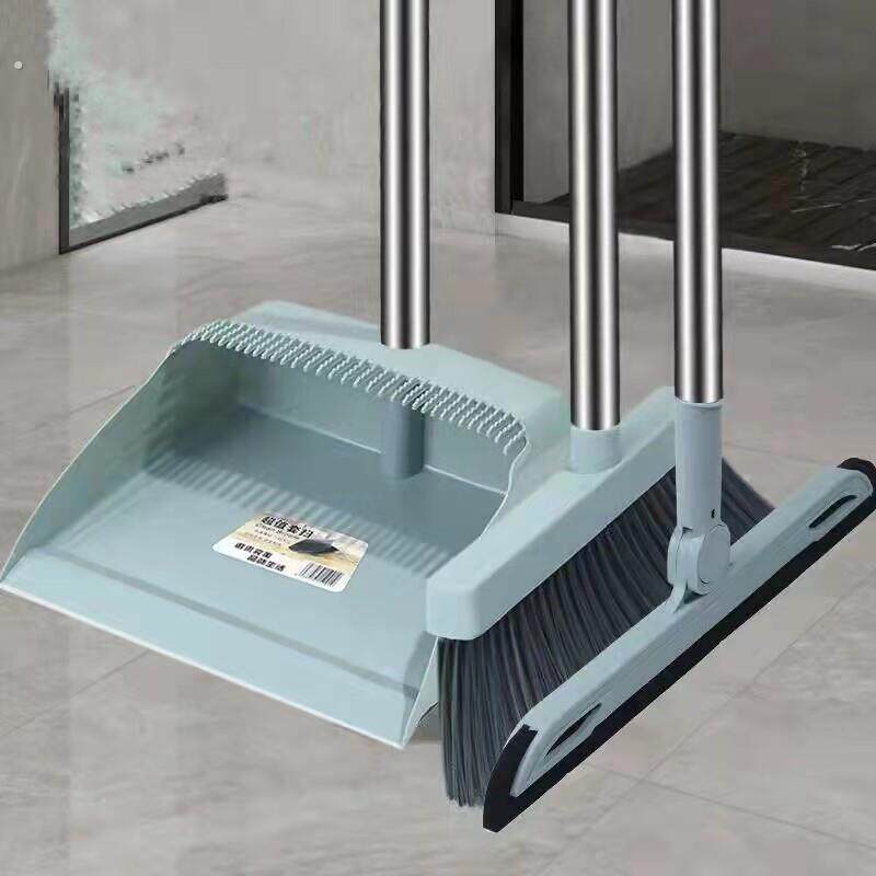 扫把簸箕套装家用撮箕笤帚单个旋转刮水器不粘头毛发干湿两用扫帚