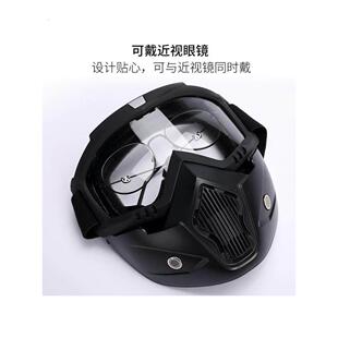 电焊面罩专用烧氩弧焊眼镜加大可带近视眼镜焊工面罩隔热防烤脸神