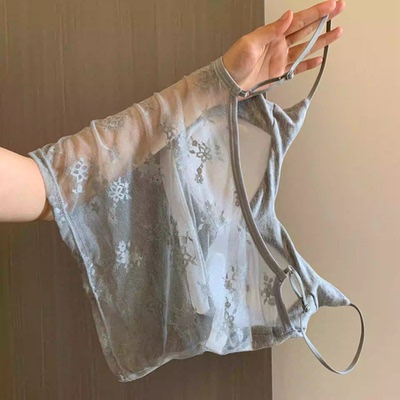 蕾丝吊带胸垫背心女秋外穿无袖