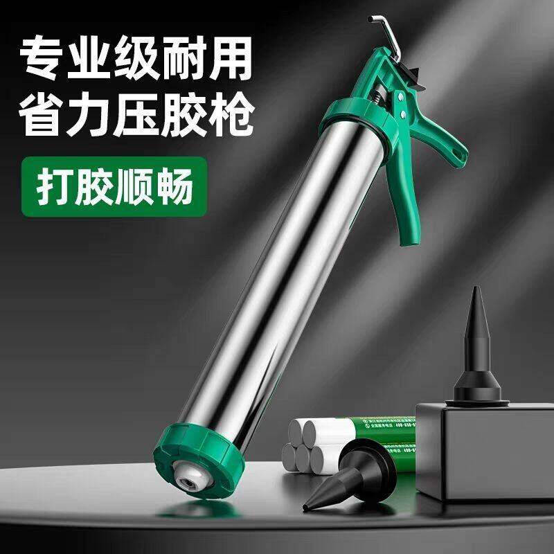 德国进口结构胶胶枪压胶结构胶自动断胶手动省力硅胶软胶不锈钢打