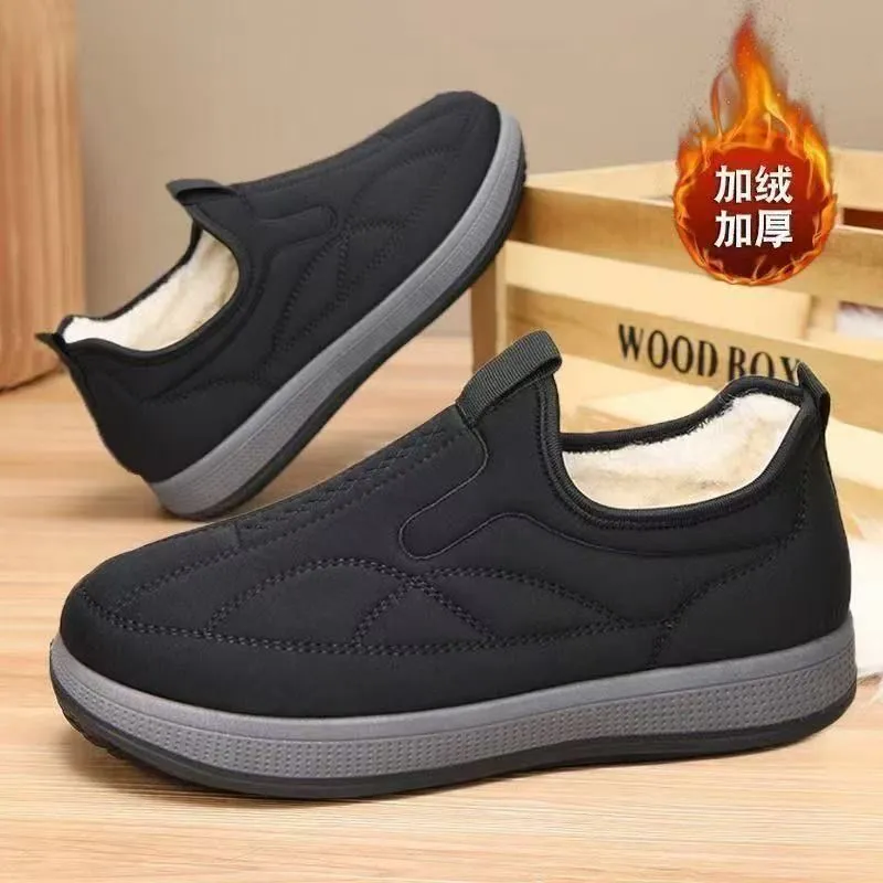 2025秋冬季加绒加厚保暖休闲男士