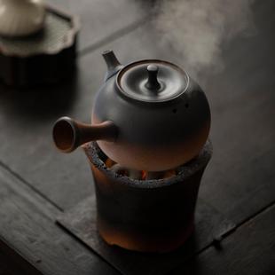 炭炉煮茶壶器潮汕复古窑变小火炉家用酒精炉风炉防裂碳炉