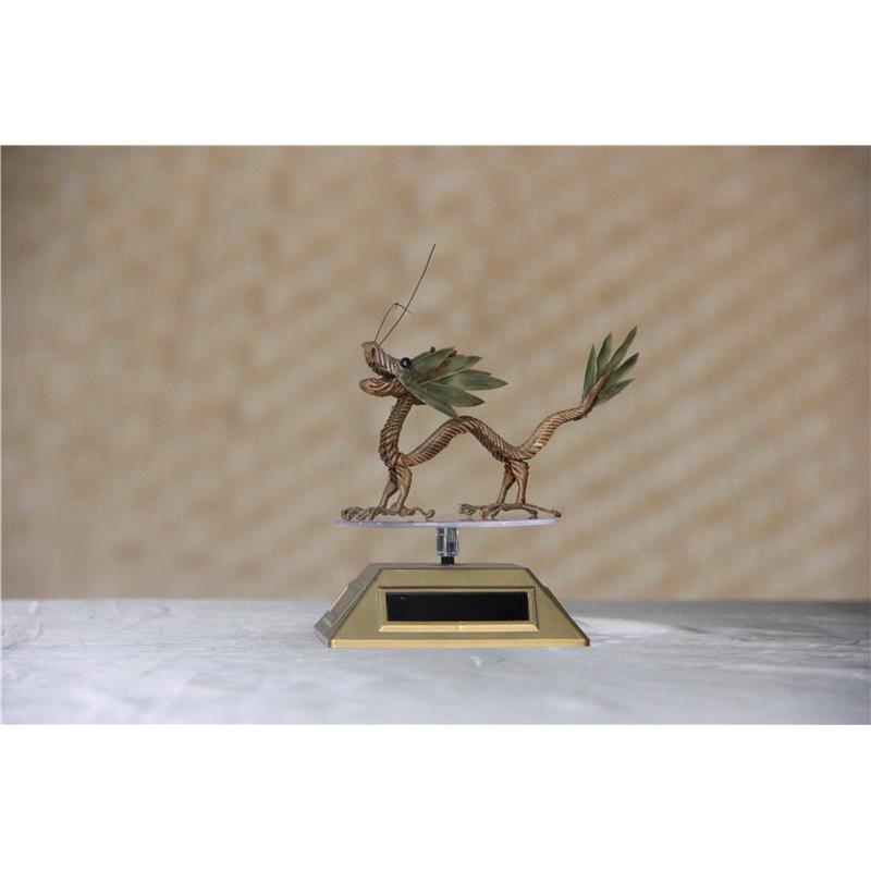 草编棕编动物中国龙精品手工艺品家居装饰办公桌面摆件儿童小礼物