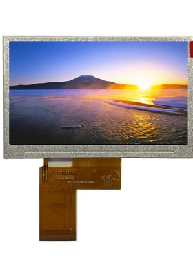 4.3英寸ips tft液晶屏 RGB接口 800x480点阵屏 ST7262驱动