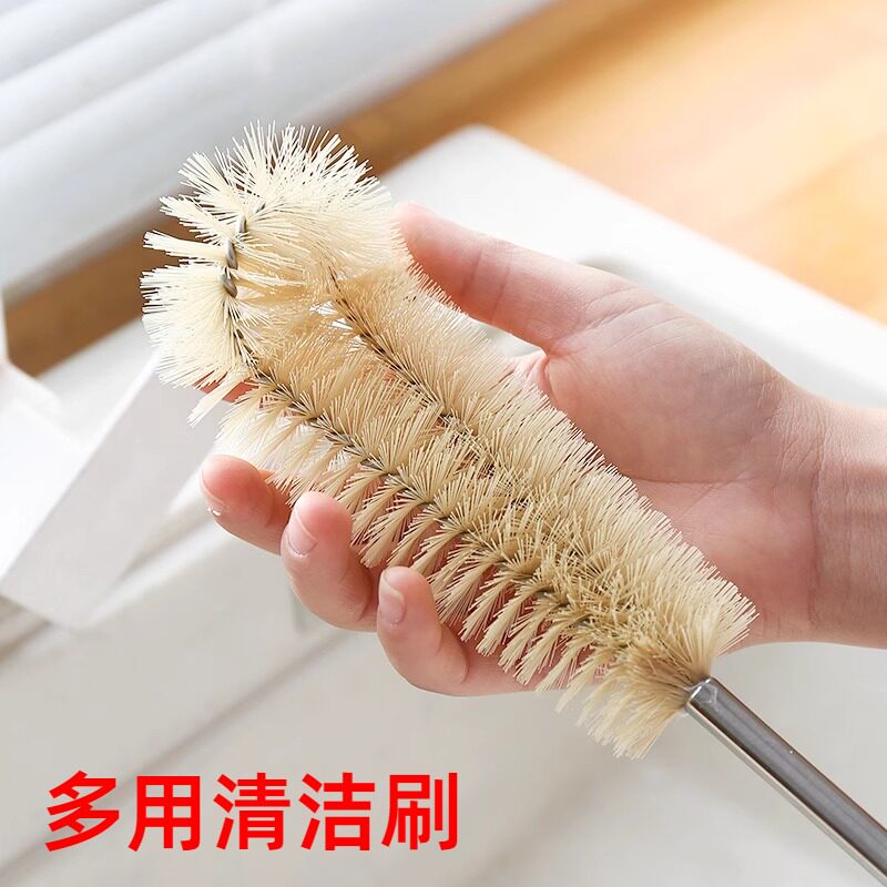 木柄杯刷奶瓶刷洗杯子刷子豆浆破壁机专用无死角家用厨房长柄清洁