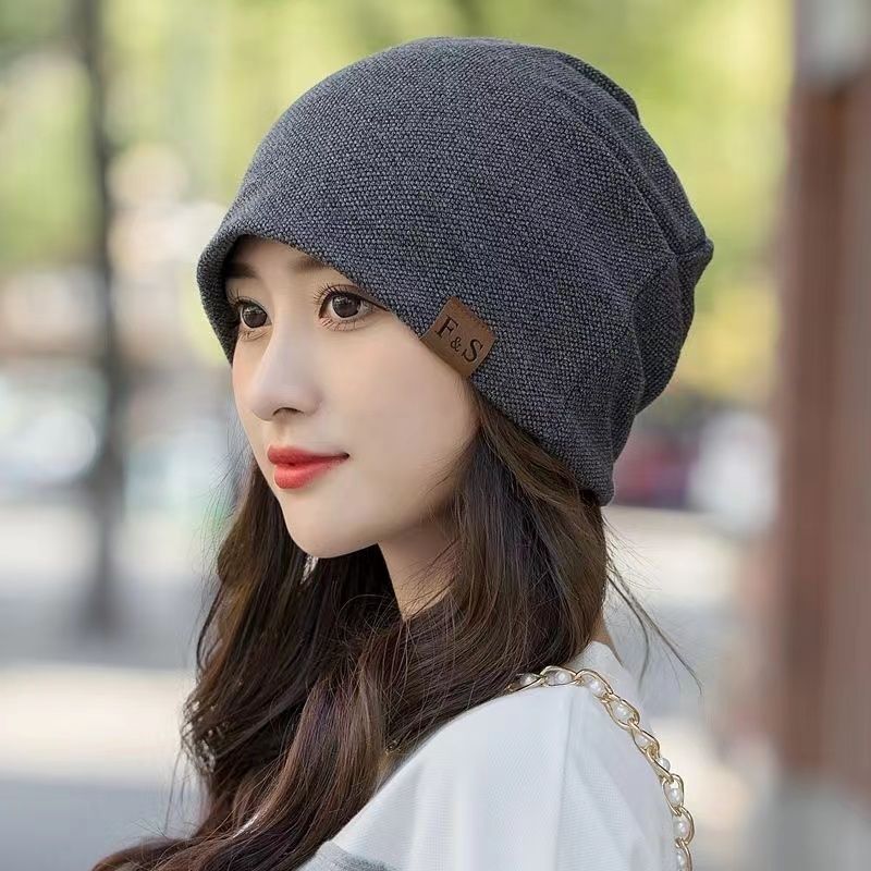 新款化疗后女士光头帽棉质套头帽春秋冬防风保暖透气孕妇产后坐月