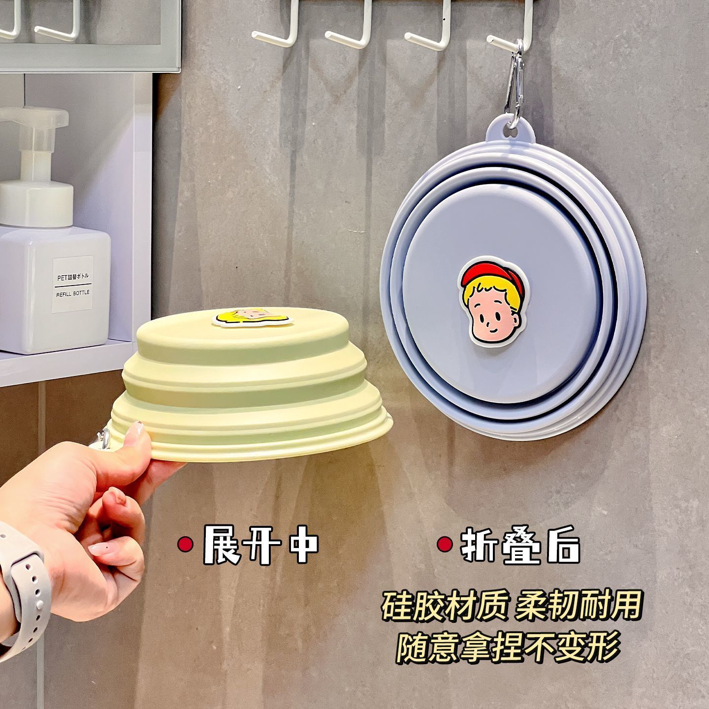 MINI小巧洗内内神器!可折叠洗内裤盆女生洗内裤袜子专用迷你脸盆