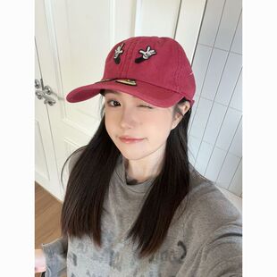 可爱手掌棒球帽女2026新款美式卡通甜美可爱防晒遮阳帽男款鸭舌帽