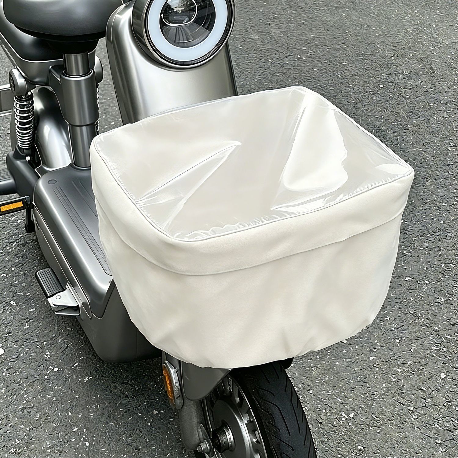 新款电动车筐防雨罩自行车电瓶车篮子防水套电车摩托车娄罩通用款
