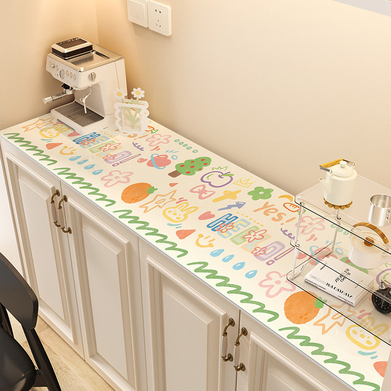 多巴胺搞怪e鞋柜垫皮革免洗餐边柜桌垫台面防水防油桌布玄关电视,居家布艺,桌布,淘宝优惠券,粉丝福利购,淘宝优惠卷