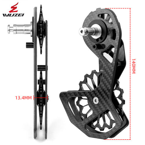 公路车碳纤b维陶瓷轴承导轮5800/6800/7000/R8000 后拨FORCE大鸡