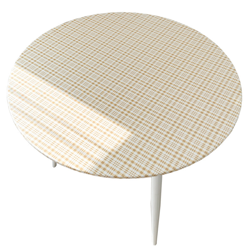 格子防水防油免洗防滑圆桌布大小圆形全包O裹桌垫茶几布简约现代,居家布艺,桌布,淘宝优惠券,粉丝福利购,淘宝优惠卷