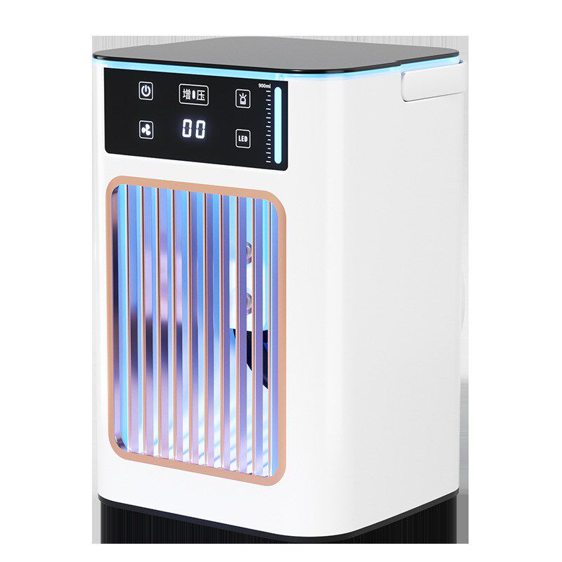 迷你冷风机d小型空调扇制冷家用桌面冰块喷雾扇便携移动空调冷气