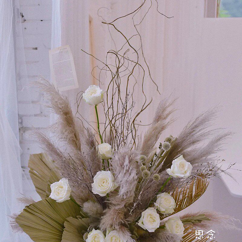 干花天然风干装饰l家居侘寂风小清新轻奢装饰花丛吊挂吊顶墙壁装