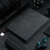 免费刻字A5羊巴皮笔记本子软皮面B高档商务办公记事本定制可印log