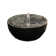 天然黑山石水钵喷泉石钵户外造景室内石J雕流水摆件水盆涌泉景观