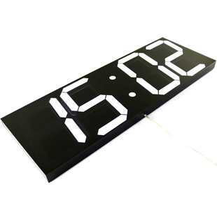 现代简约大气挂钟客厅个性创意时尚钟表卧室M夜光数字led电子时钟