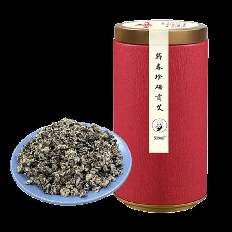 正宗蕲艾特级食用艾叶茶养生茶新鲜D端午艾芽艾蒿艾尖茶驱寒祛湿