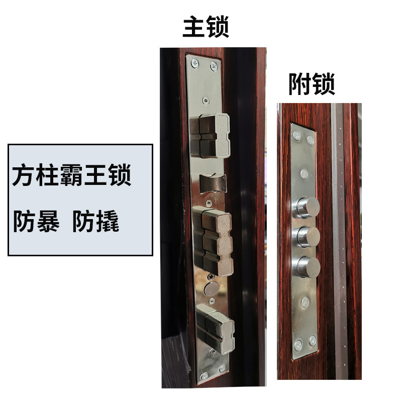 重庆防盗门包安装厂家直销进户门钢质门H入户门霸王方柱锁智能门图片